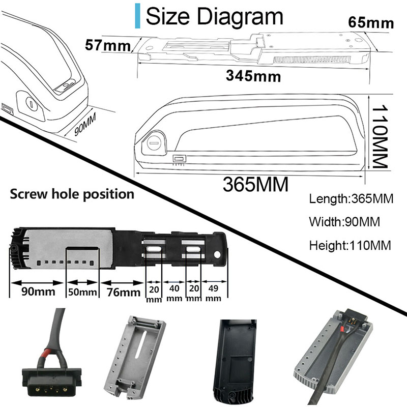 Hailong Downtube E-Bike Lithiu – Ebike Battery 48V 20Ah Hailong Bewertung und Preis