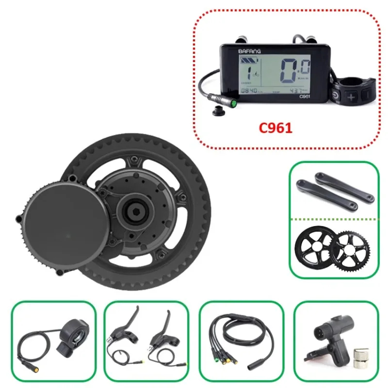 G340 Mittelmotor-Kit C961 Disp – Mid Drive Motor Kit 52V 1000W Bewertung und Preis