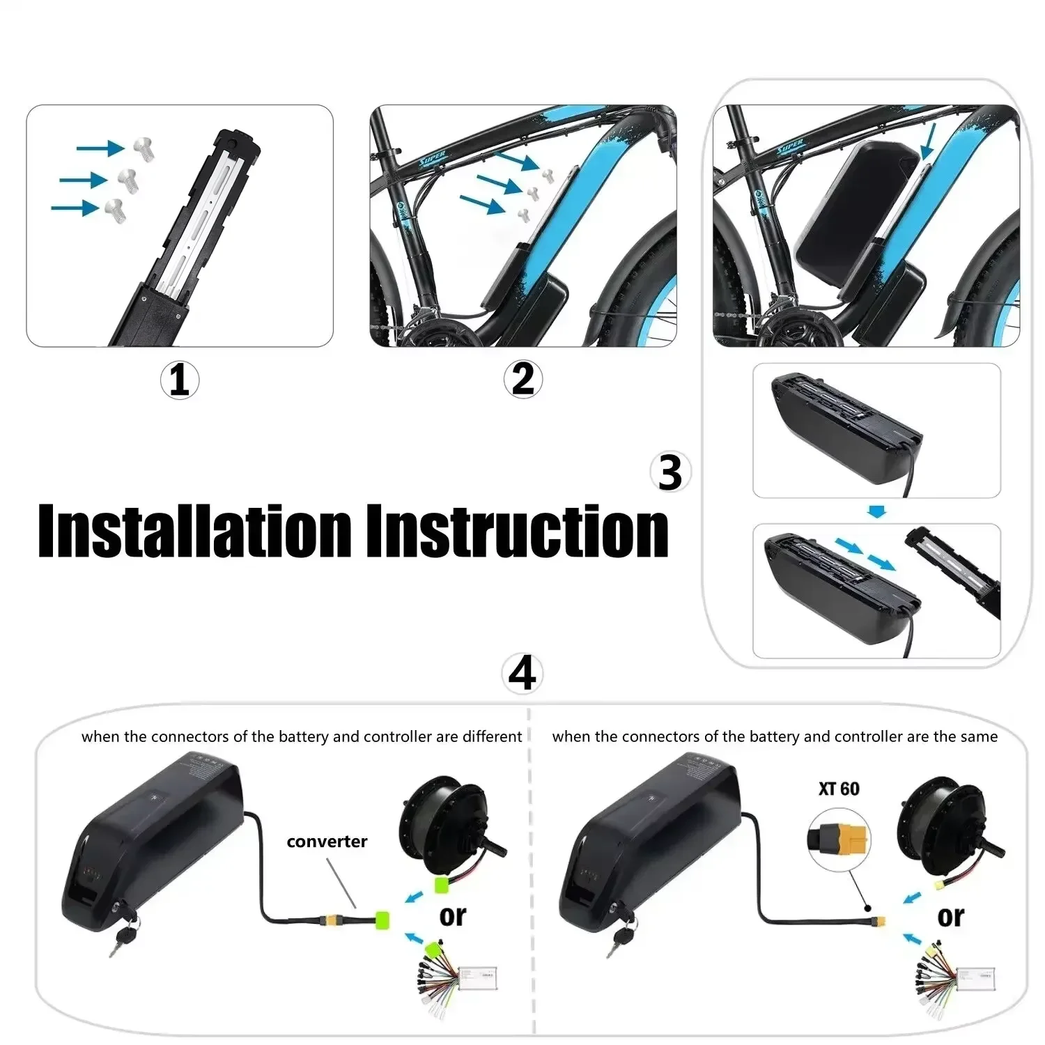 Für Hailong EBike Batterie 36V – Ebike Battery 48V 20Ah Hailong Bewertung und Preis